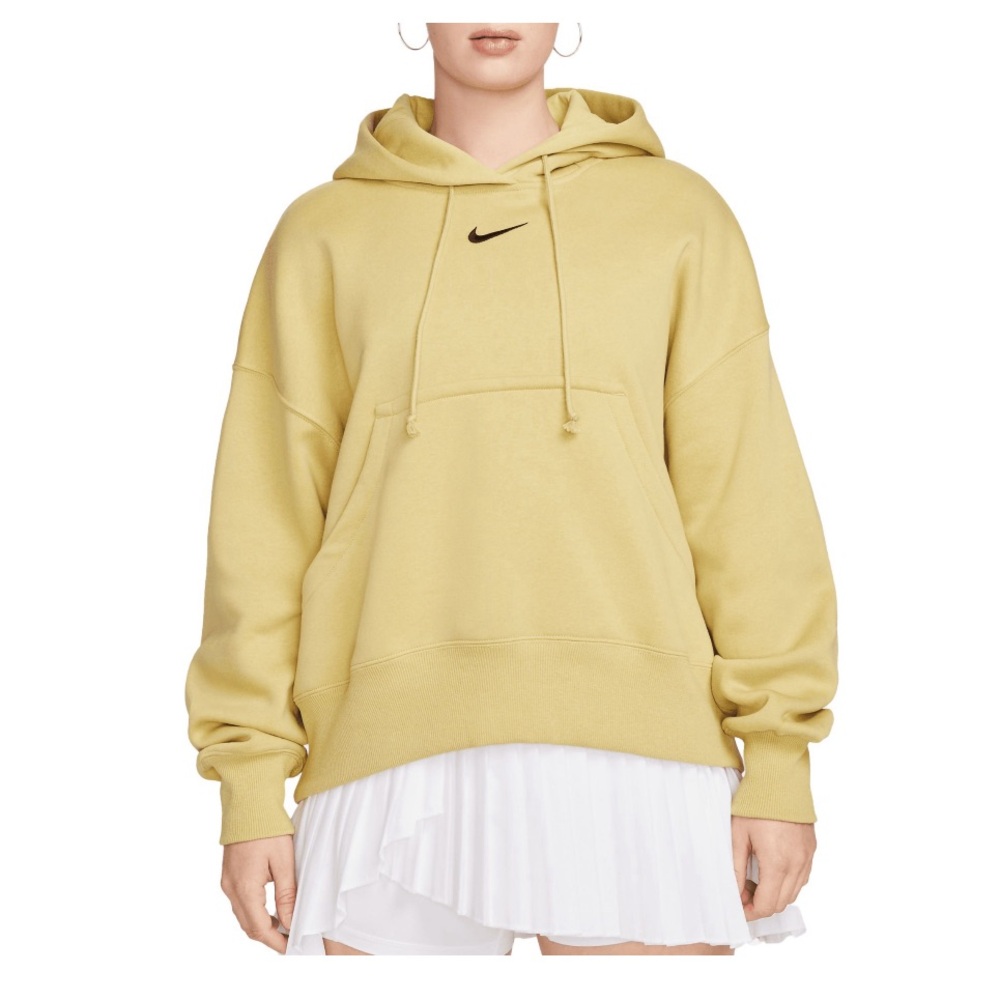 NWOT Nike Women’s Phoenix Fleece Oversized Pullover Drawstring Hoodie, Small